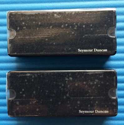 (LAST ONE) SEYMOUR DUNCAN ASB-BO-4 BLACKOUTS 4 STRING BASS GUITAR PICKUP SET - Image 1 of 4
