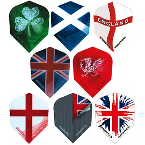 Harrows Marathon Flags Dartflüge Standard 1-10 Sets 8 national - Bild 1 von 10