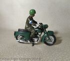 1960s Britains Toy Soldiers Dispatch Rider Triumph Motorcycle No 9698 Military