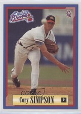 1998 Blueline Q Cards Danville Braves Cory Simpson #16