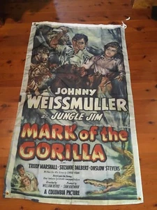 TArzan USA Africa movie Weissmuller Mancave flag wall hanging home decor poster - Picture 1 of 4