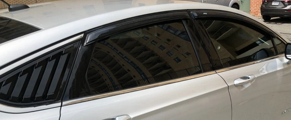 Protectores de lluvia contra humo AVS viseras de ventilación 3M cinta adhesiva para Ford Fusion 2013-2020 sedán Foto 1 de 3