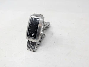 The One Binary Time Men's Watch Biza Ride II Stainless Case & Strap (A4) - Picture 1 of 8