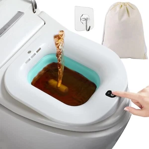 Toilet Seat Bidet Postpartum Care Basin Women Electric Sitz Bath for Hemorrhoids - Picture 1 of 14