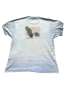 Camisa de Triatlón Grand Lake De Colección Adulto Grande Águila Cristiana Años 80 Puntada Única Hombres - Imagen 1 de 13