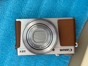 Canon PowerShot G9X Mark II Compact Digital Camera Silver Brown Used From Japan - Picture 1 of 10