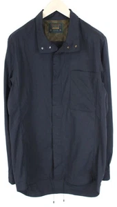 SCOTCH & SODA Mens Jacket XL Lightweight Longer  Navy Overshirt Styled Unlined * - Picture 1 of 9
