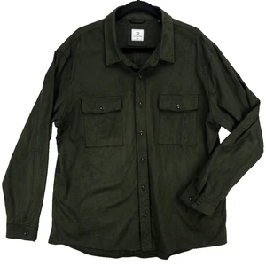 Chamarra de gamuza sintética para hombre XXL ajuste relajado verde bosque | 7 diamantes - Country Road - Imagen 1 de 9