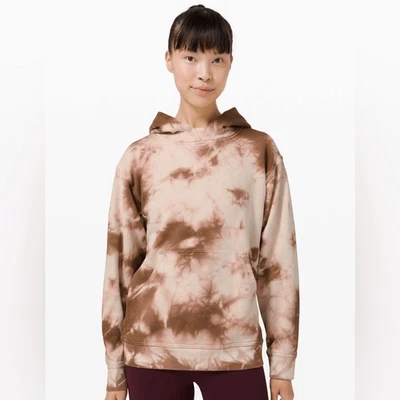 Sudadera con capucha Lululemon All Your Earth Dye Clay talla 12 Foto 1 de 4