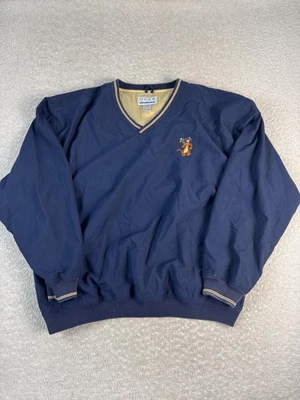 Vintage Disney Tigger Windbreaker Masculino Grande Decote V Equipamento de Golfe para Esportes Anos 90 - Imagem 1 de 4