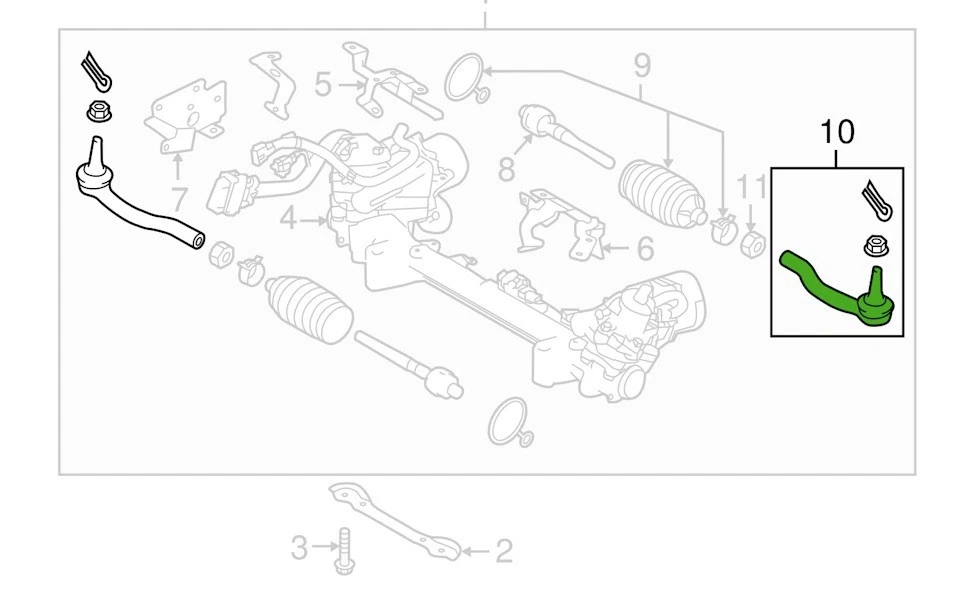 Kit de enchufe genuino Infiniti varilla lateral exterior D8640-6HL0A Foto 1 de 1