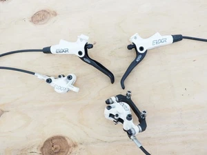 Avid Elixir 7 Hydraulic Mountain Bike Disc Brake Front & Rear Levers & Calipers - Picture 1 of 13