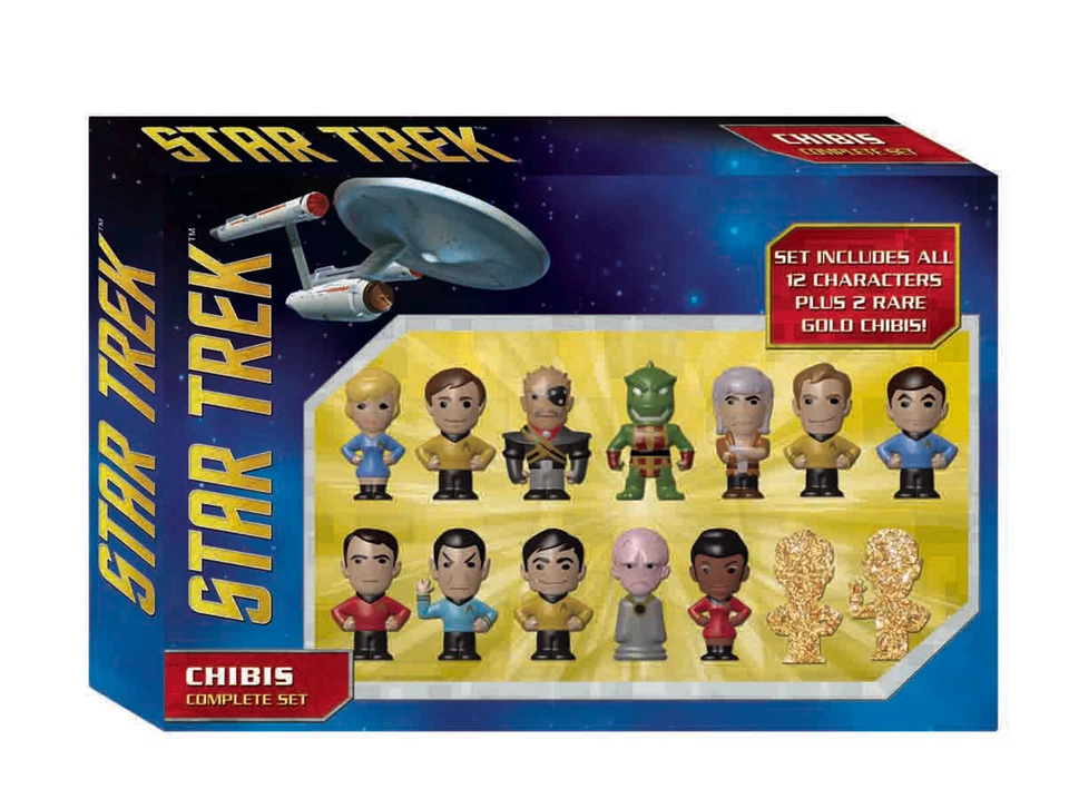 Juego de 14 figuras clásicas de Star Trek Chibi para coleccionistas, ND 2016 COMO NUEVAS EN CAJA SELLADA Foto 1 de 1