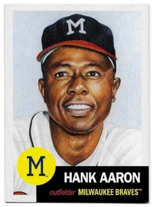 2018 Topps Living Set #46 Hank Aaron Milwaukee Braves SP - Imagen 1 de 1