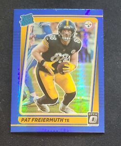 Pat Freiermuth 2021 Optic Rated Rookie Blue Hyper Prizm #232