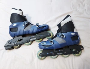 Oxygen OZ1  Professional Inline Roller Skates Blue/black Size 30.5 Pre-owned  - Picture 1 of 9