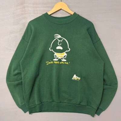 Sudadera Vintage Attitude Dude Verde Años 90 XL Foto 1 de 4