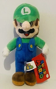 Licensed Super Mario Luigi Plush Toy New With Tags 21cm - Picture 1 of 1