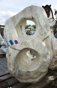 OZEANFINDLING Findling 112x87cm 490kg Naturstein Asia Show Stone Skulptur Stein - Bild 1 von 7