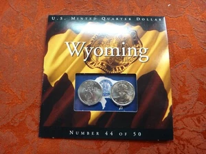2007 P & D Wyoming nicht zirkuliert State Quarters (gekrempelt) - kostenloser Versand USA - Bild 1 von 3