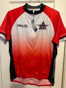Camiseta deportiva de ciclismo PRIMAL NUEVA etiquetas para hombre XL roja ciclista 1” cuello cremallera Carolina del Sur - Imagen 1 de 6