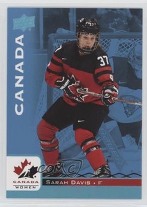 2017 Upper Deck Team Canada Juniors Blue Spectrum Sarah Davis #37