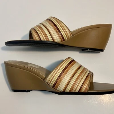 Новый Lifestride Scorchers желтовато-коричневый коричневый шлепанцы каблуки размер 10 - Изображение 1 из 4