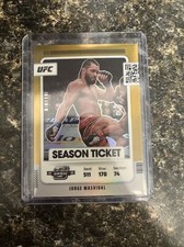 2022 Chronicles UFC Jorge Masvidal Contenders Optic Season Ticket GOLD PRIZM /10