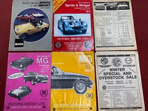 MG AUSTIN HEALEY SPRITE MIDGET VICTORIA BRITISH LTD CATALOG LOT OF 6 1987 88 91 - Picture 1 of 3