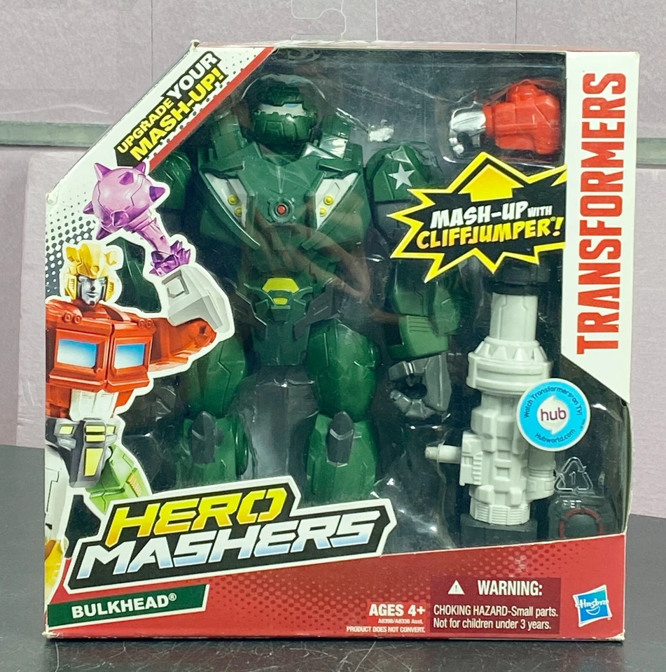 Hero Mashers Transformers Bulkhead Cliffjumper Mashup Hasbro Decepticons  2014 - Image 1 of 4