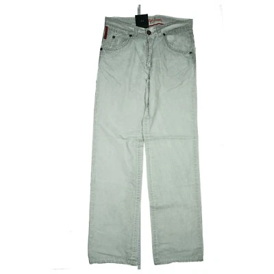 Signum Hombres Verano Vaqueros Relax Recto 32/34 W32 L34 Fino Usado Gris Nuevo - Imagen 1 de 4