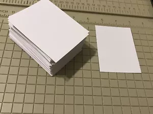 135 ACEO Cards ~ Blank 110 lb Cardstock ~ 2.5 x 3.5 White 2½ x 3½ ATC Art - Picture 1 of 5