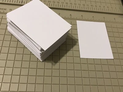 135 ACEO Cards ~ Blank 110 lb Cardstock ~ 2.5 x 3.5 White 2½ x 3½ ATC Art - Image 1 of 4