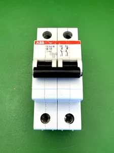 ABB S202M B16 16A Double Pole MCB - Picture 1 of 4