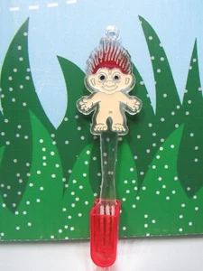 Cepillo de dientes GLITTER HAIR TROLL CON CUBIERTA - 5" World Trend, INC. Cepillo de dientes - NUEVO - Imagen 1 de 8