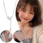 Necklace Fashion Cool Style Long Tassel Butterfly Necklace For Women R8Q9