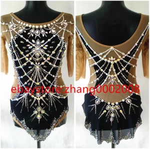 Acrobatic rhythmic gymnastics leotard.Rock'n'Roll baton twirling dance costume - Picture 1 of 6
