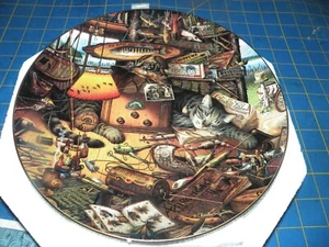 MAX IN THE ADIRONDACKS PURR-FECT PLACES COLLECTOR PLATES CHARLES WYSOCKI CAT NIB - Picture 1 of 3