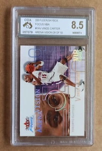 Vince Carter Arena Vision Fleer Focus 2000/01 - /50 - CGA 8.5 NM/MINT+ not PSA - Picture 1 of 2