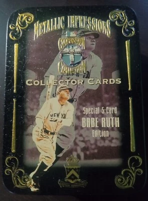 Tarjetas metálicas de la colección Babe Ruth Coopers Town  Foto 1 de 4