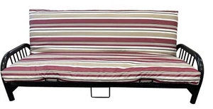 Water Resistant Queen Futon Cover, Mattress Slipcovers, Bed Encasement, Burgundy - Picture 1 of 2