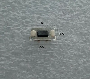 Micro bouton poussoir SMT 3x6x3.5 mm à 2 broches (2 pins) lot au choix xx-34 - Picture 1 of 4