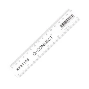 15cm Clear Plastic Ruler - Transparent 6" - School Office - Metric & Imperial - Picture 1 of 1