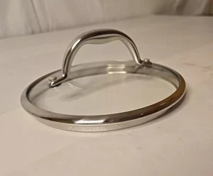 7" Lid, Pan/Skillet Replacement Top, Glass & Stainless, Stainless Handle SN 47 - Picture 1 of 4