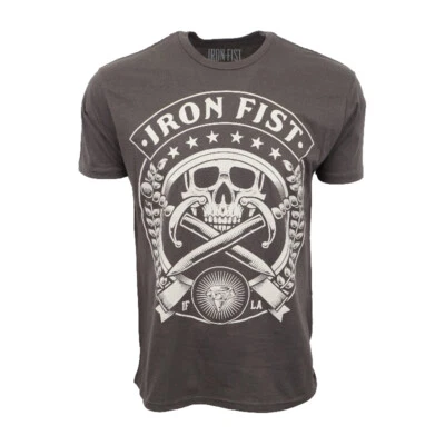  IRON FIST MENS NASSAU PIRATE SKULL T SHIRT  - Image 1 of 3