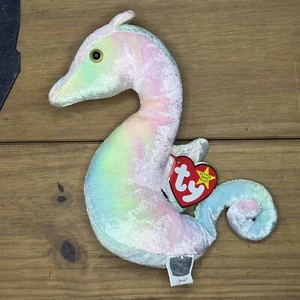 Ty Beanie Baby 1999 Neon The Seahorse - NM With Tags - Picture 1 of 2