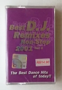 Best D.J. Remixes Non-Stop 2001 Part 2 Rare Malaysia Cassette Tape New Sealed - Picture 1 of 3