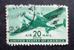 Sc # C29 ~ 20 cent Twin-Motored Transport Planes Issue (cc21) - Picture 1 of 2