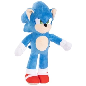 Sonic the Hedgehog 3 Movie Sonic Stofftier Neu mit Etikett Offizielles Stofftier 23 cm - Bild 1 von 1