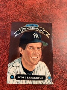 DK 10 Scott Sanderson New York Yankees￼ diamond kings KING 1992 Donruss Cb24